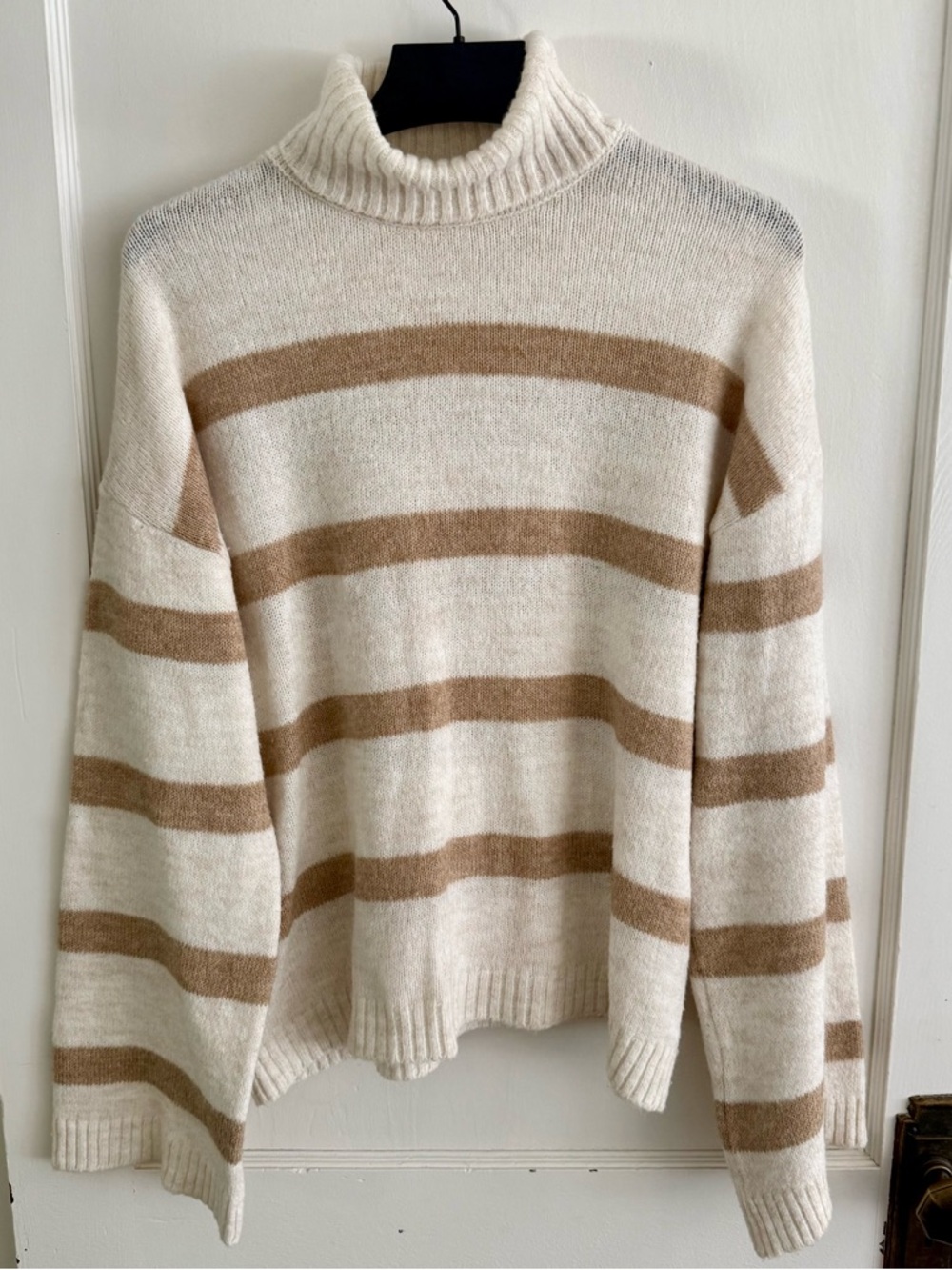 NA-KD Knitted Striped High Neck